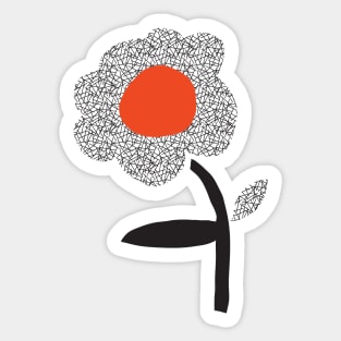 Dancing Flower Sticker